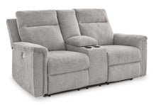 Load image into Gallery viewer, Barnsana Power Reclining Loveseat with Console