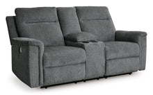 Load image into Gallery viewer, Barnsana Power Reclining Loveseat with Console