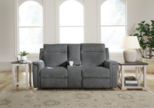 Load image into Gallery viewer, Barnsana Power Reclining Loveseat with Console