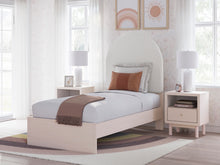 Load image into Gallery viewer, Wistenpine Twin Upholstered Panel Bed