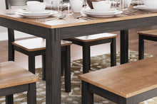 Load image into Gallery viewer, Gesthaven Dining Table with 4 Chairs and Bench