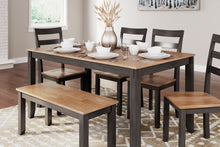 Load image into Gallery viewer, Gesthaven Dining Table with 4 Chairs and Bench