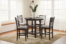 Load image into Gallery viewer, Langwest Counter Table Set - 4 Stools