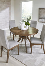 Load image into Gallery viewer, Roanhowe Round Dining Room Set 5 pc