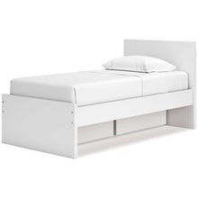 Load image into Gallery viewer, Onita Twin Panel Platform Bed with 1 Side Storage