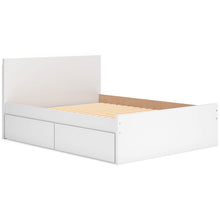 Load image into Gallery viewer, Onita Full Panel Platform Bed with 2 Side Storage drawers