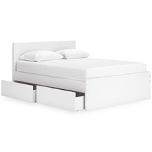Load image into Gallery viewer, Onita Full Panel Platform Bed with 2 Side Storage drawers