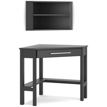 Load image into Gallery viewer, Otaska Home Office Corner Desk with Bookcase