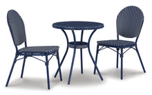 Load image into Gallery viewer, Odyssey Blue Outdoor Table and Chairs (Set of 3)