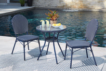 Load image into Gallery viewer, Odyssey Blue Outdoor Table and Chairs (Set of 3)