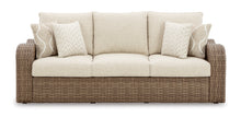 Load image into Gallery viewer, Sandy Bloom Outdoor Sofa with Cushion