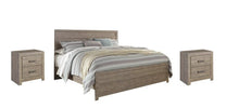 Load image into Gallery viewer, Culverbach King Panel Bed with 2 Nightstands
