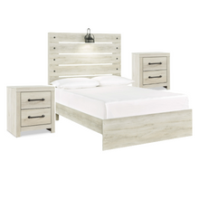 Load image into Gallery viewer, Cambeck Full Panel Bed with 2 Nightstands