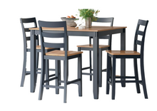 Load image into Gallery viewer, Gesthaven Counter Height 5 Pc Set (blue)