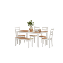 Load image into Gallery viewer, Gesthaven Dining Table with 4 Chairs and Bench
