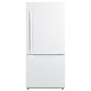 Moffat 18.6 Cu. Ft. Bottom Mount Refrigerator White