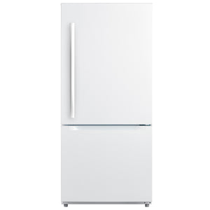 Moffat 18.6 Cu. Ft. Bottom Mount Refrigerator White