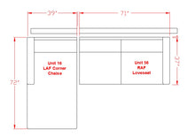 Load image into Gallery viewer, Baskove 2 Piece Leather Sectional