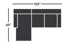 Load image into Gallery viewer, Carnaby LAF 2 Piece Sectional