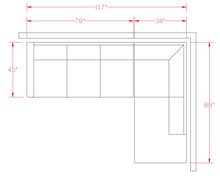 Load image into Gallery viewer, Santasia 2 Piece Sectional