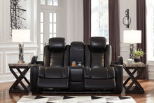 Load image into Gallery viewer, Party Time Power Reclining Loveseat with Console and Adj Head
