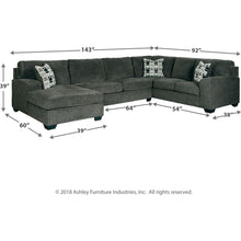 Load image into Gallery viewer, Ballinasloe 3 Piece LAF Sectional