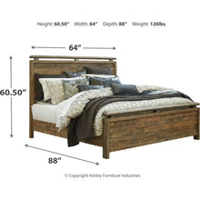 Load image into Gallery viewer, Sommerford Queen Panel Bed