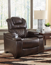 Load image into Gallery viewer, Warnerton Power Recliner with Adjustable Headrest