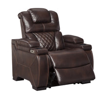 Load image into Gallery viewer, Warnerton Power Recliner with Adjustable Headrest