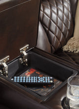 Load image into Gallery viewer, Warnerton Power Reclining Loveseat with Console and Adj Head