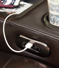 Load image into Gallery viewer, Warnerton Power Reclining Loveseat with Console and Adj Head