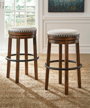 Load image into Gallery viewer, Valebeck Swivel Bar Stool