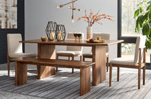 Load image into Gallery viewer, Isanti Dining Table 4 Chairs and Bench
