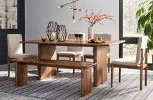Load image into Gallery viewer, Isanti Dining Table 4 Chairs and Bench
