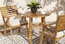 Load image into Gallery viewer, Vallerie Outdoor Chairs with Table Set (Set of 3)