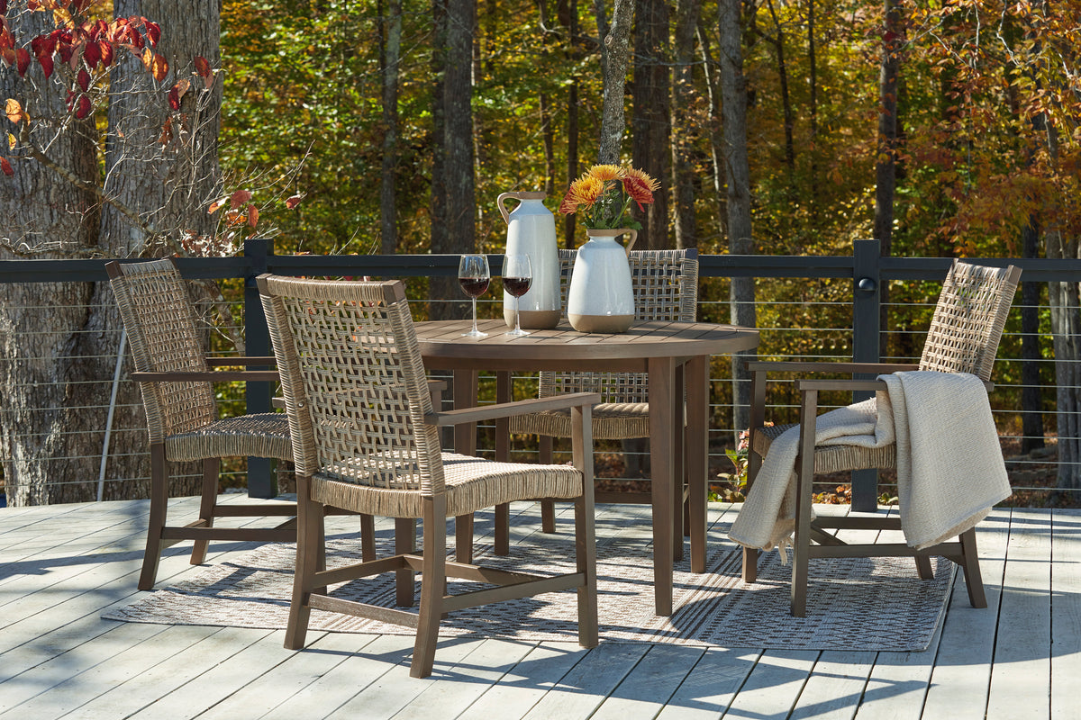 Germalia Outdoor Dining Table and Chairs – Ashley HomeStore