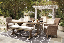 Load image into Gallery viewer, Beachcroft Outdoor Dining Table and 4 Chairs and Bench
