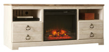 Load image into Gallery viewer, Willowton LG TV Stand With Fireplace