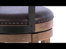 Load and play video in Gallery viewer, Pinnadel Swivel Bar Stool