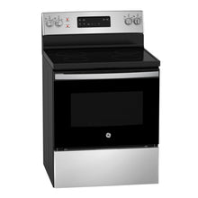 Load image into Gallery viewer, 5.0 cu. Ft. Free Standing Electric Self Cleaning Range, Hi - Lo Broil, Dual Bake Element, Storage Drawer
