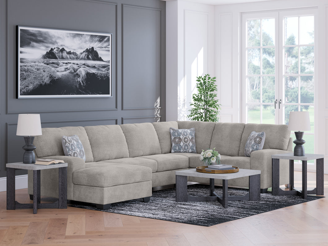 Rodington 3-Piece Sectional with Chaise