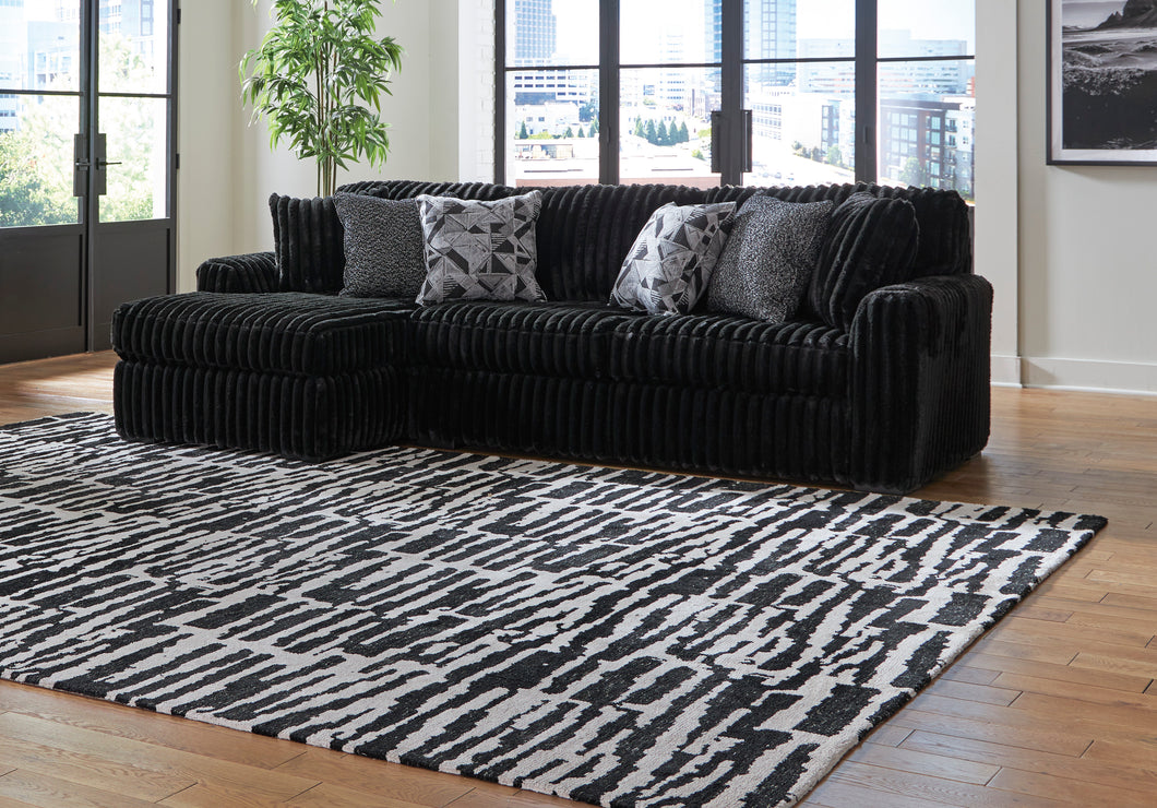 Midnight-Madness LAF 2-Piece Sectional Sofa Chaise