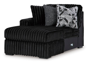 Midnight-Madness LAF 2-Piece Sectional Sofa Chaise