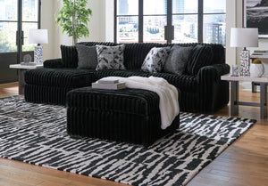 Midnight-Madness LAF 2-Piece Sectional Sofa Chaise