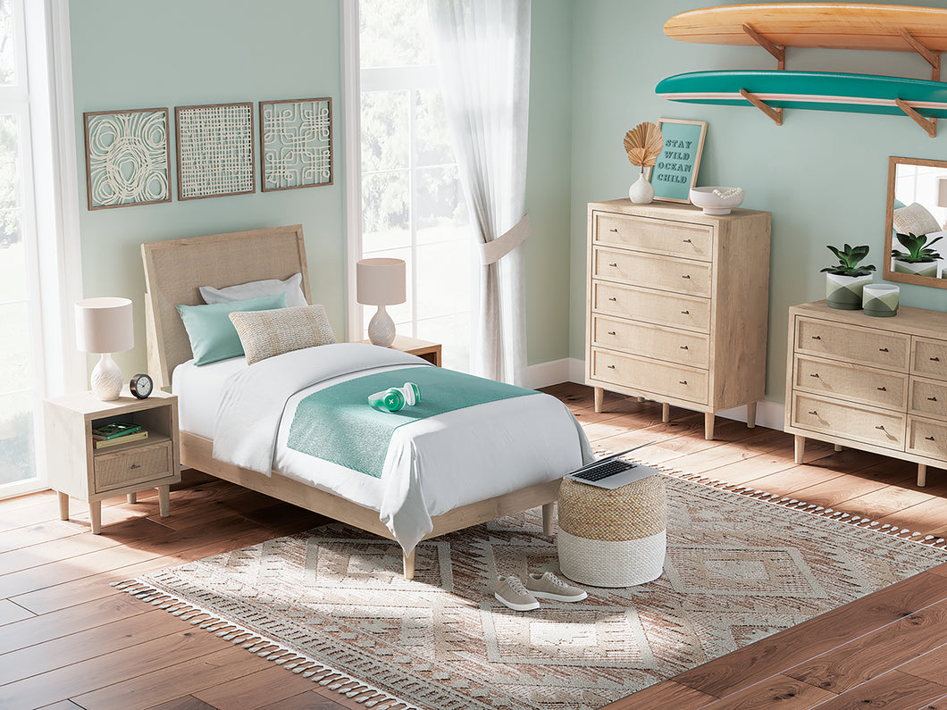 Cielden Twin Panel Bed