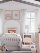 Load image into Gallery viewer, Wistenpine Twin Upholstered Panel Bed
