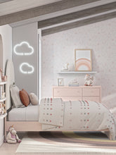 Load image into Gallery viewer, Wistenpine Twin Upholstered Panel Bed
