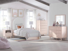 Load image into Gallery viewer, Wistenpine Twin Upholstered Panel Bed
