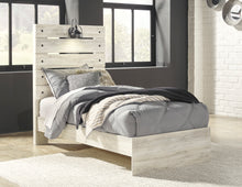 Load image into Gallery viewer, Cambeck Twin Panel Bed with 2 Nightstands
