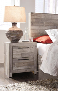 Effie King Panel Bed with 2 Nightstands